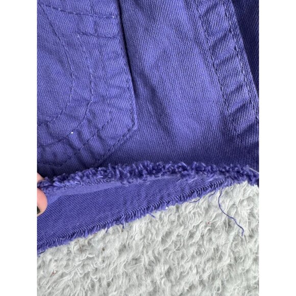 True Religion Womens Purple Mini Skirt Size 26 Y2K Rare NWOT Cotton USA Made - Picture 9 of 12